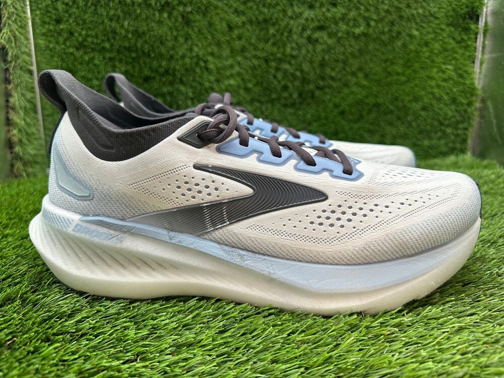 Brooks Glycerin GTS 23 1105031D163 Athletic Sneaker Men's 10D White Knit Running